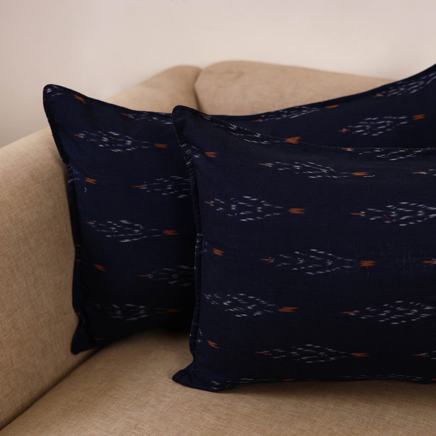 Pochampally ikat weave pillow covers (set of 2) 31