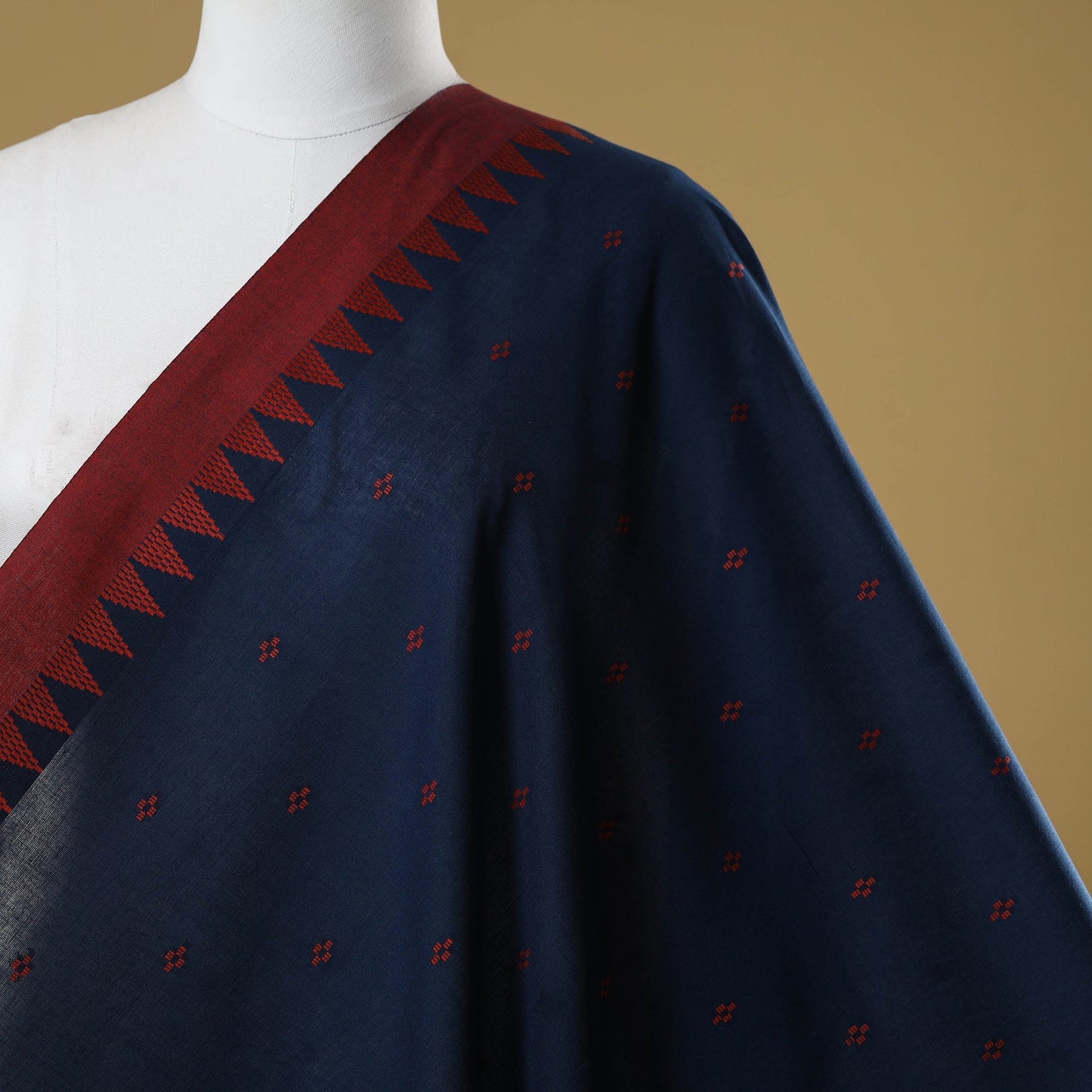 Prewashed cotton jacquard fabric 03 - handcrafted