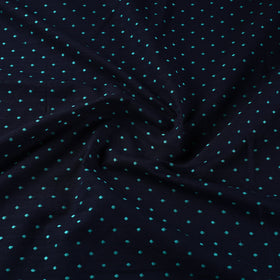 Blue Prewashed Cotton Jacquard Fabric