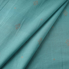 Blue - prewashed cotton jacquard fabric 05 - handcrafted