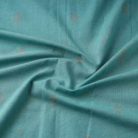 Blue - prewashed cotton jacquard fabric 05 - handcrafted