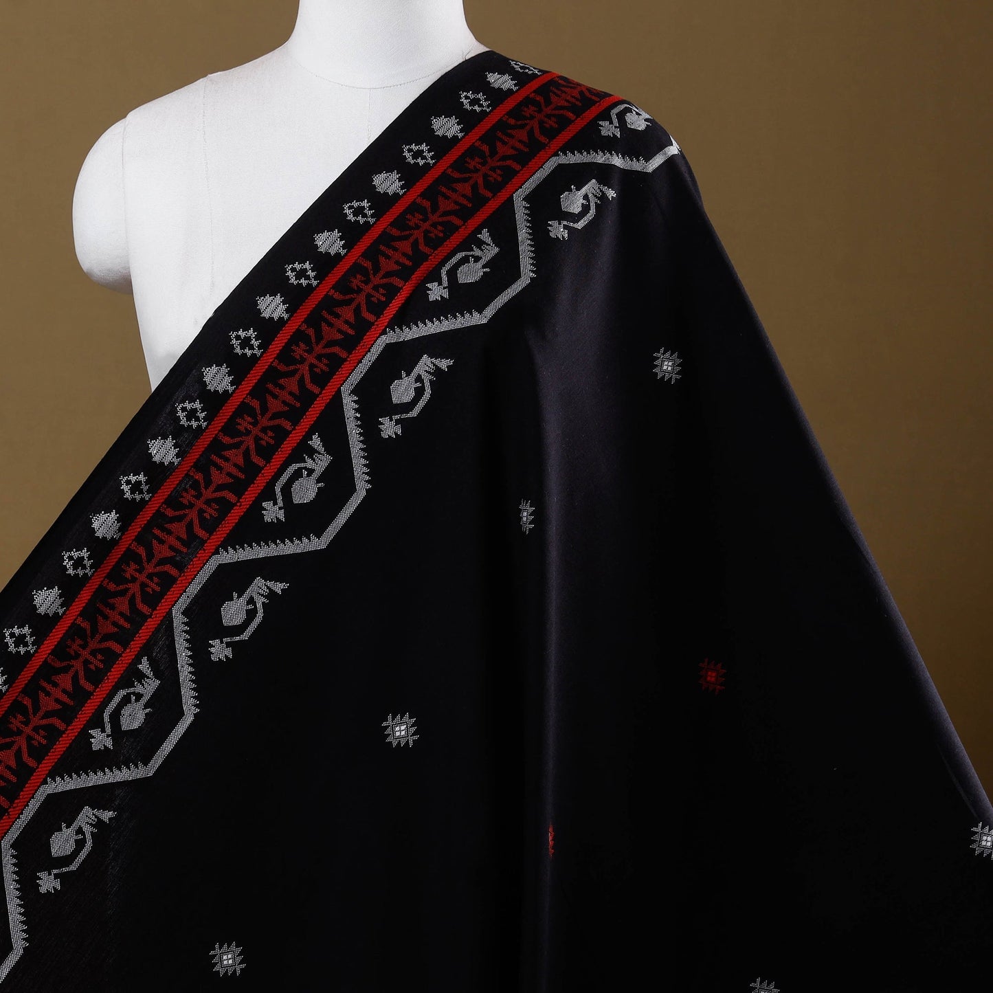 Prewashed cotton jacquard fabric 09 - handcrafted