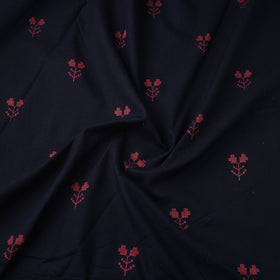 Blue Prewashed Cotton Jacquard Fabric