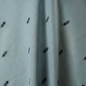 Blue - prewashed cotton jacquard fabric 10 - handcrafted