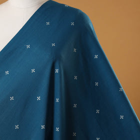 Blue - prewashed cotton jacquard fabric 11 - handcrafted