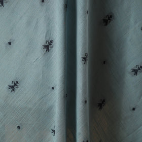 Blue - prewashed cotton jacquard fabric 14 - handcrafted