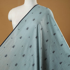 Blue - prewashed cotton jacquard fabric 14 - handcrafted