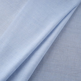 Blue Prewashed Cotton Jacquard Fabric