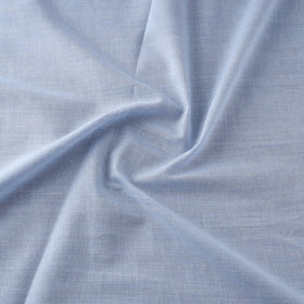 Blue Prewashed Cotton Jacquard Fabric