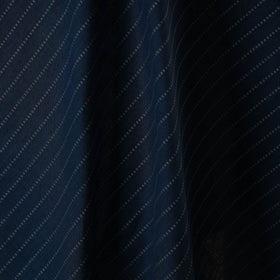 Blue - prewashed cotton jacquard fabric 23 - handcrafted