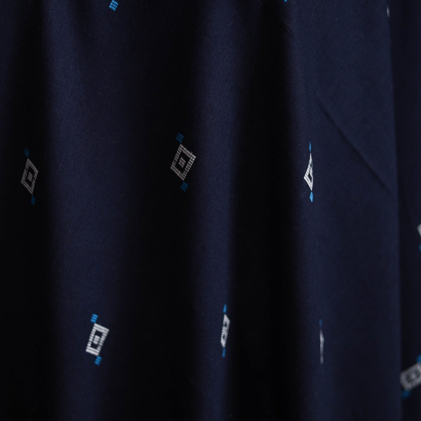 Prewashed cotton jacquard fabric 41 - handcrafted
