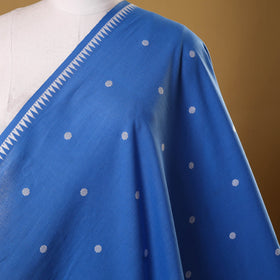 Blue - prewashed cotton jacquard weave fabric 07