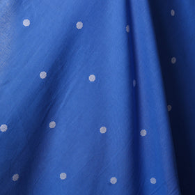 Blue - prewashed cotton jacquard weave fabric 07