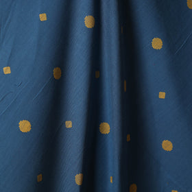 Blue - prewashed cotton jacquard weave fabric 19