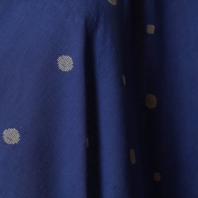 Blue - prewashed cotton jacquard weave fabric 24