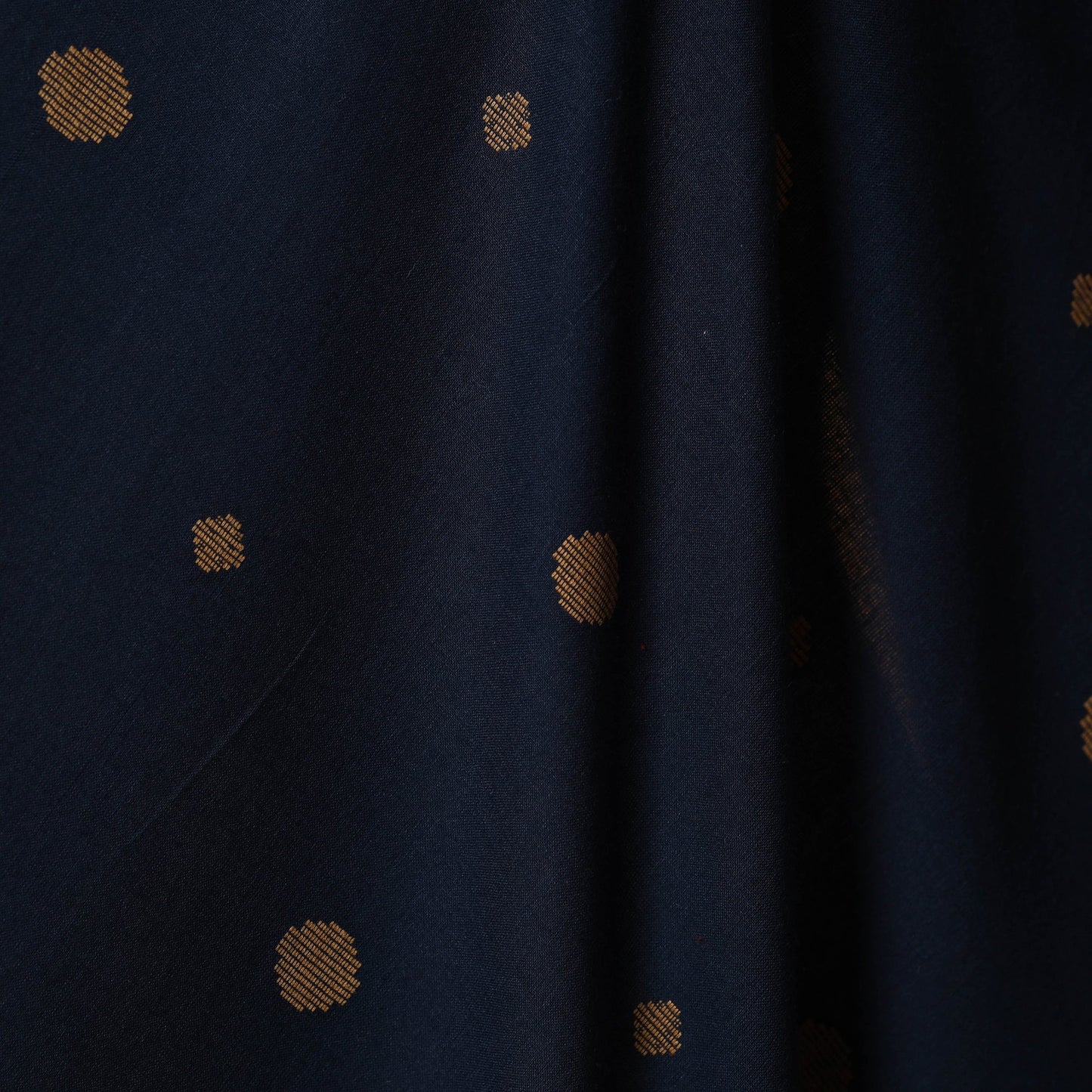 Blue - prewashed cotton jacquard weave fabric 29