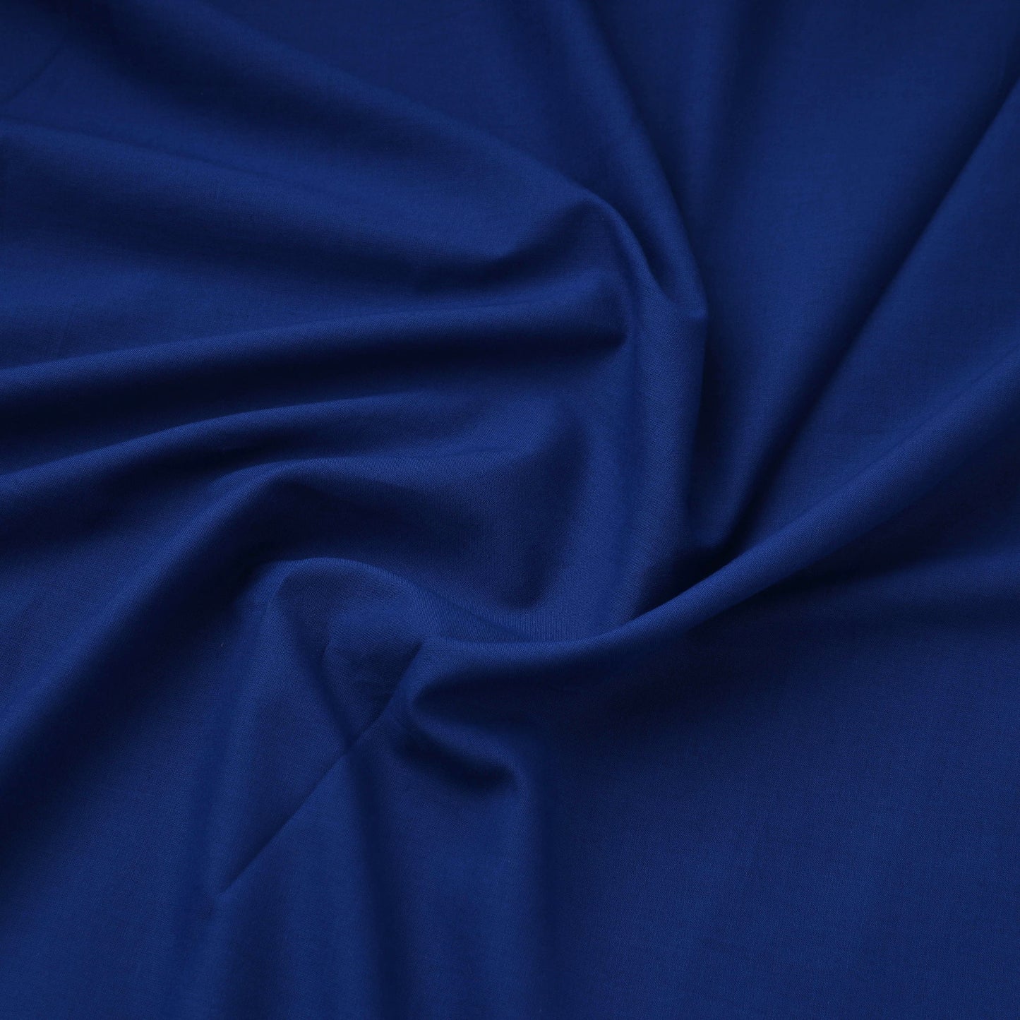 Blue Prewashed Cotton Plain Fabric