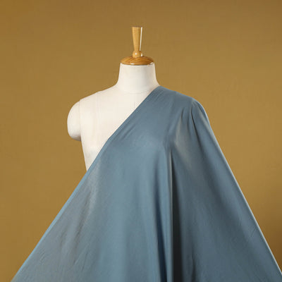 Blue - prewashed cotton plain fabric 16 - handcrafted