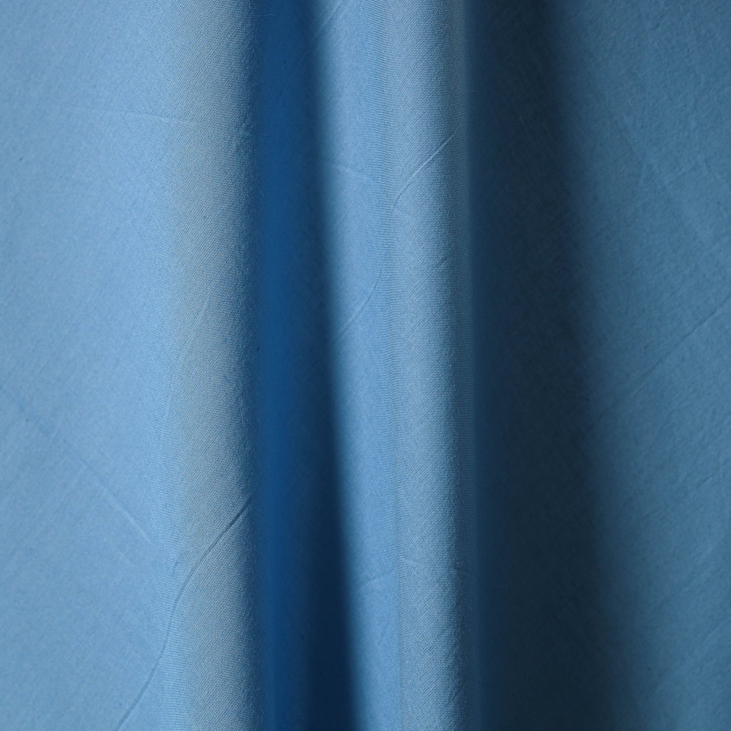Blue - prewashed cotton plain fabric 21 - handcrafted