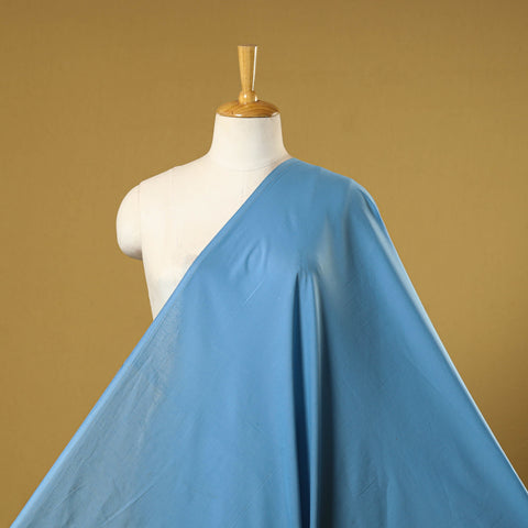Blue - prewashed cotton plain fabric 21 - handcrafted