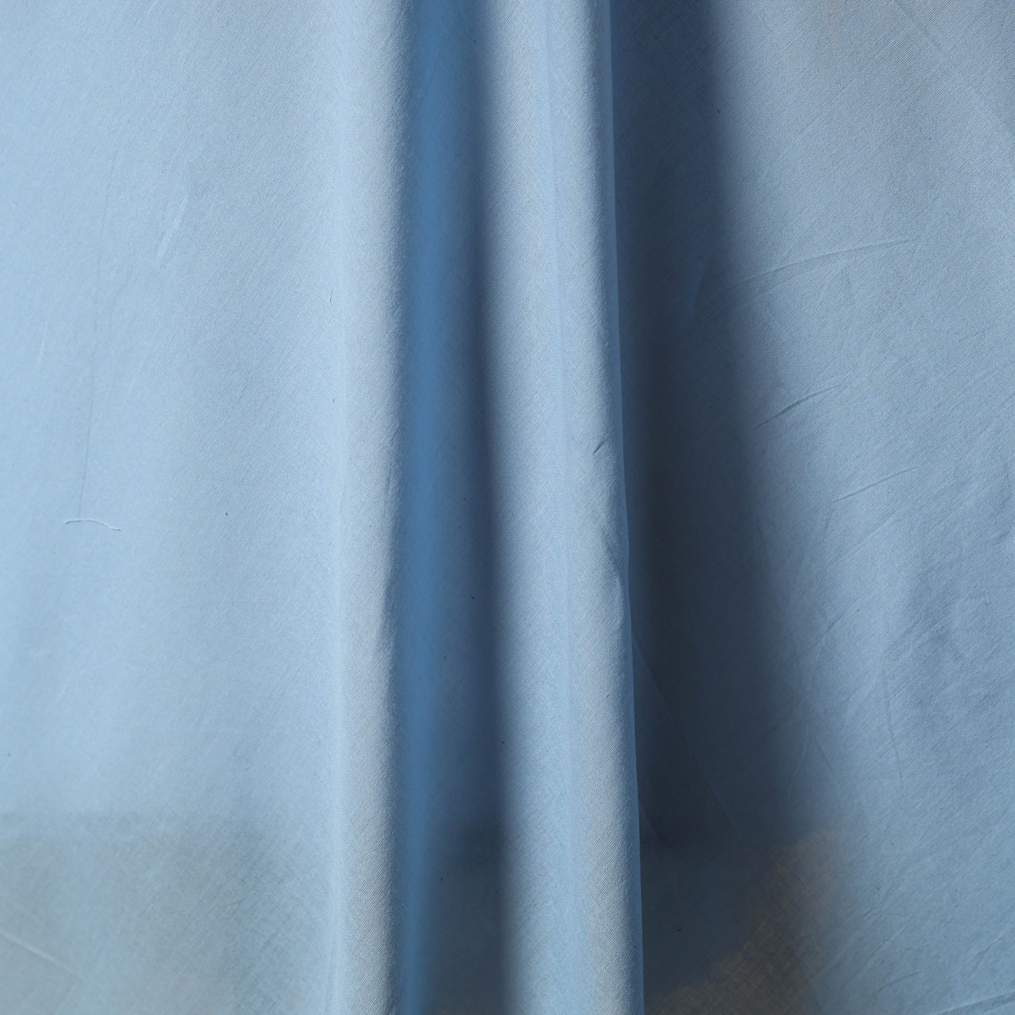 Blue - prewashed cotton plain fabric 22 - handcrafted