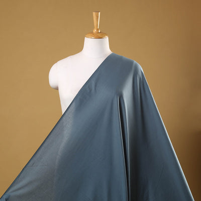 Blue Prewashed Cotton Plain Fabric