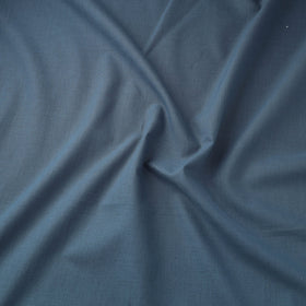 Blue Prewashed Cotton Plain Fabric