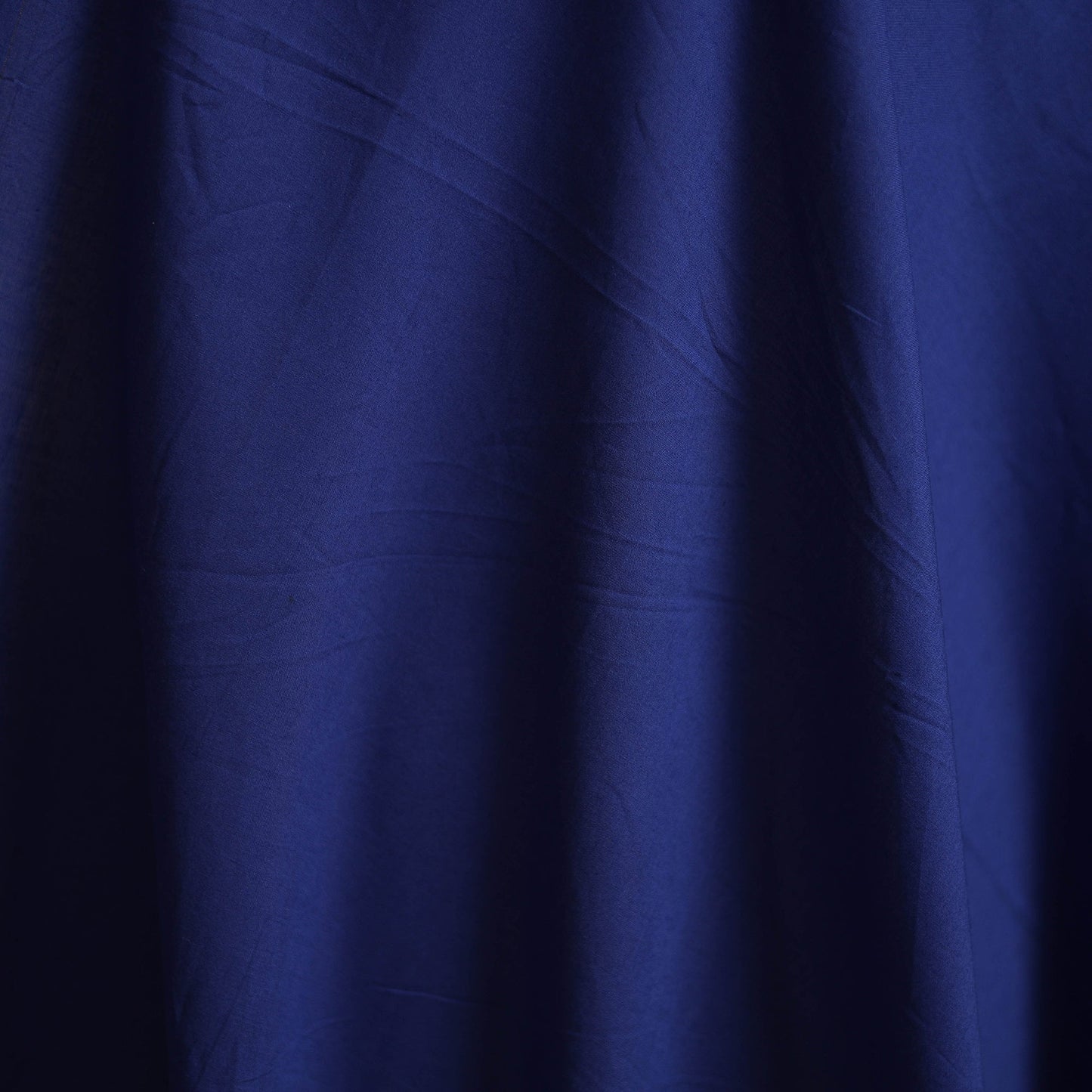 Blue - prewashed dyed cotton plain fabric 10 - handcrafted