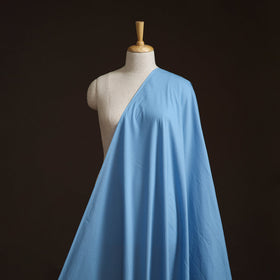 Light blue - prewashed dyed cotton plain fabric 47