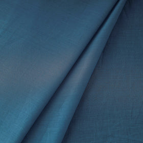 Blue Prewashed Mul Cotton Plain Fabric 