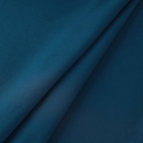 Buy Blue Prewashed Plain Cotton Fabric