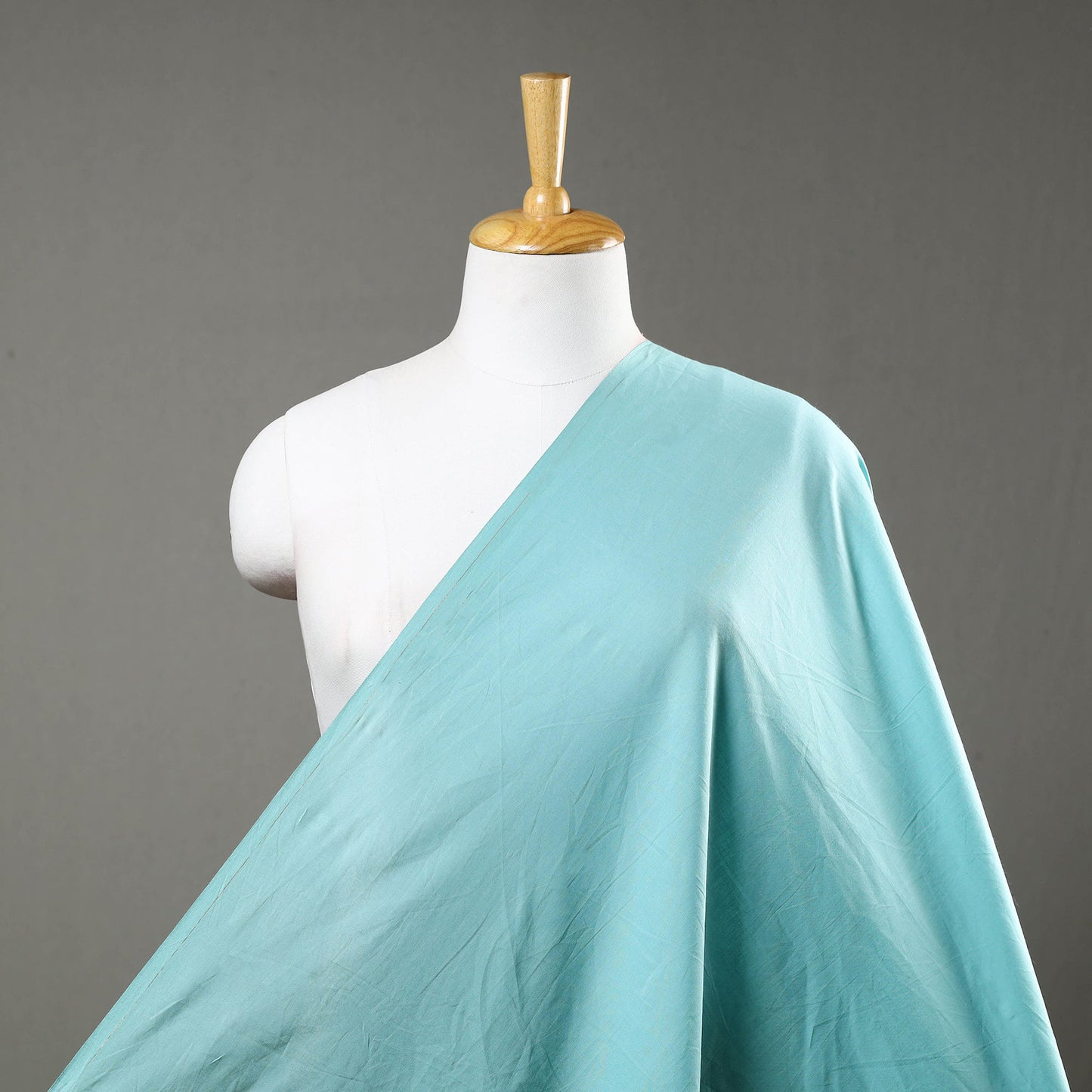 Blue - Prewashed Cotton Plain Fabric 18