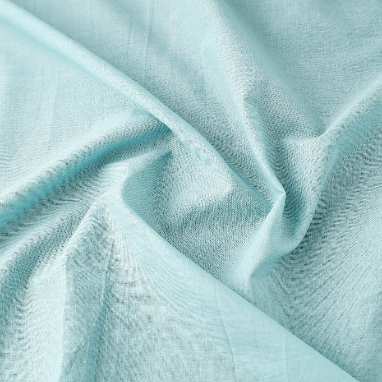  Blue Prewashed Plain Cotton Fabric 