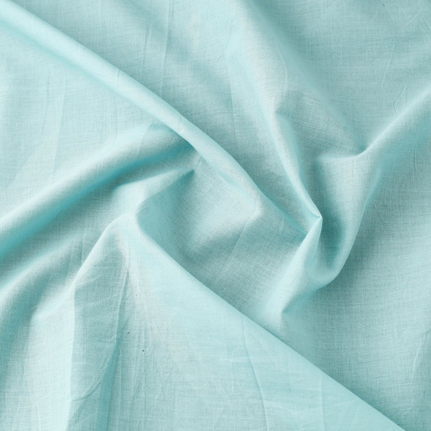 Blue - Prewashed Cotton Plain Fabric 18