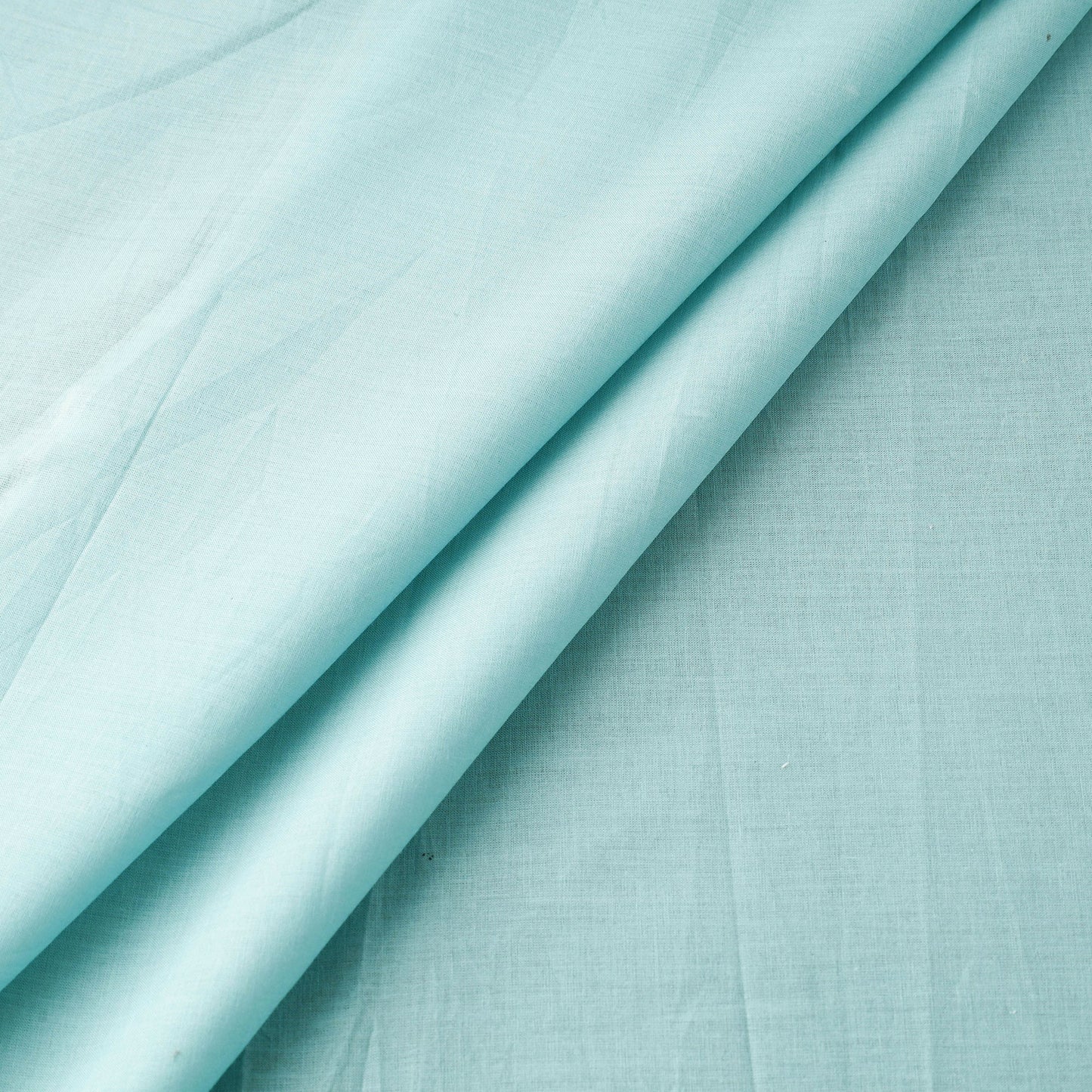 Blue - Prewashed Cotton Plain Fabric 18