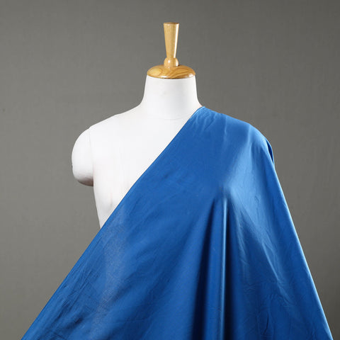  Blue Prewashed Plain Cotton Fabric 