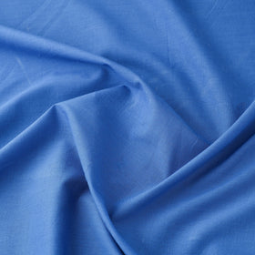  Blue Prewashed Plain Cotton Fabric 