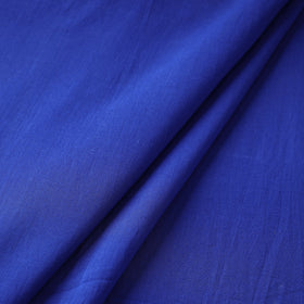 Blue - prewashed plain cotton fabric 48 - handcrafted