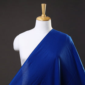 Blue - prewashed plain cotton fabric 48 - handcrafted