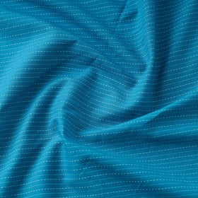 Blue - prewashed running stitch cotton fabric 30