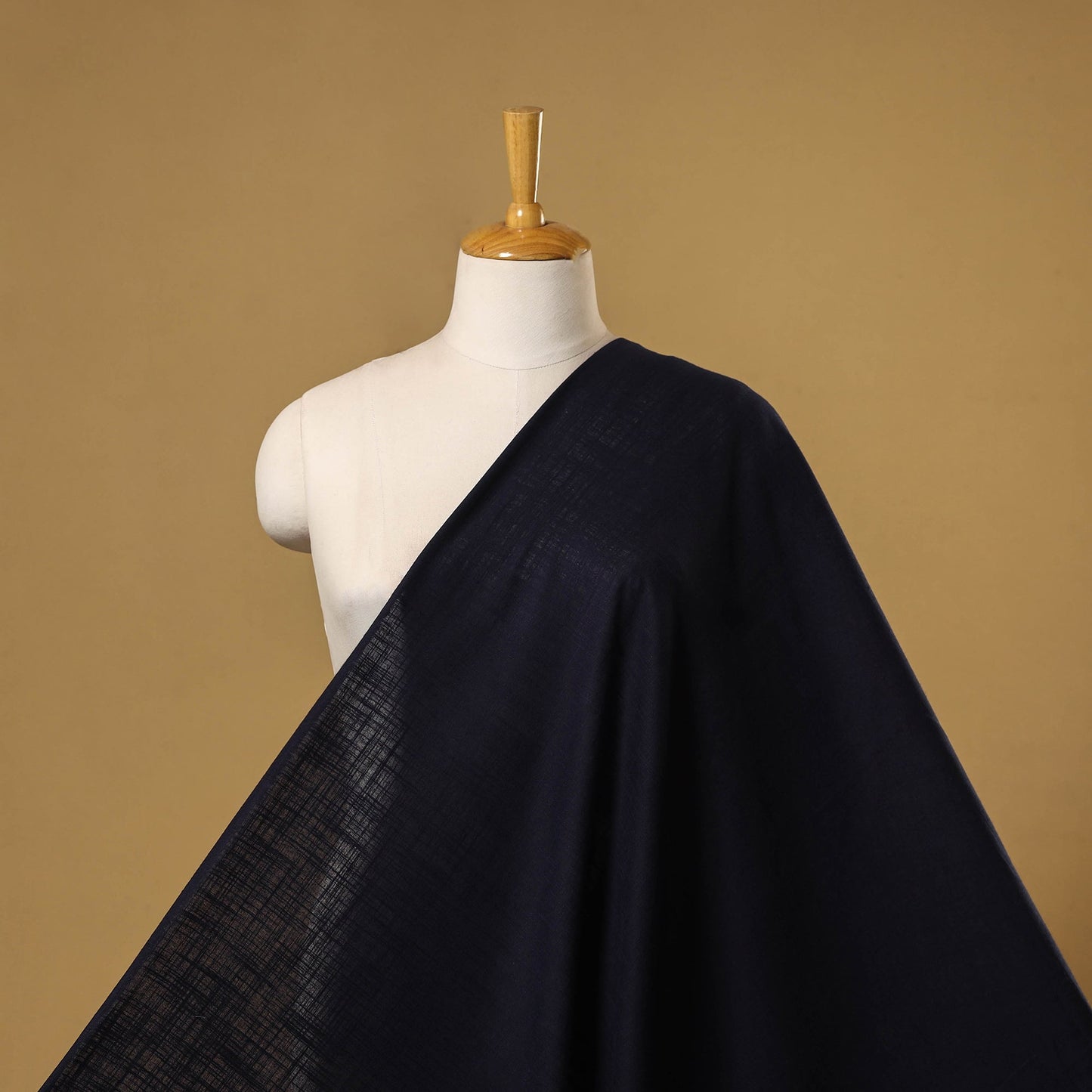 Prewashed slub cotton plain fabric 07 - handcrafted