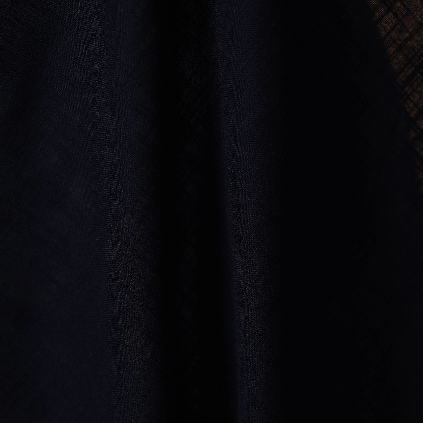 Blue - prewashed slub cotton plain fabric 09 - handcrafted