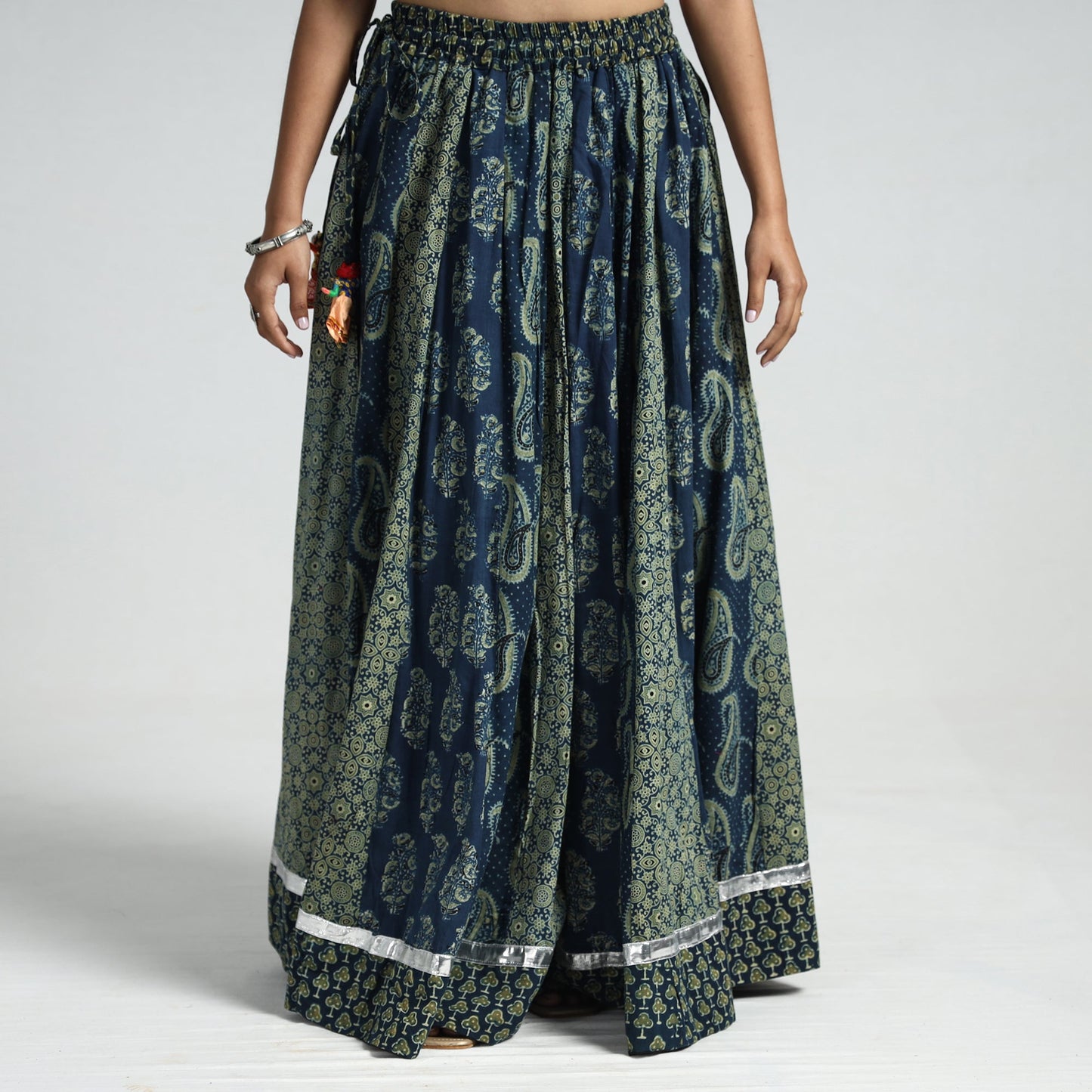 ajrakh skirt