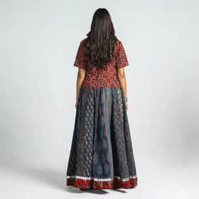 ajrakh long skirt 