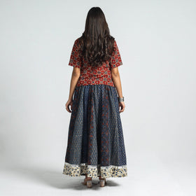ajrakh long skirt 