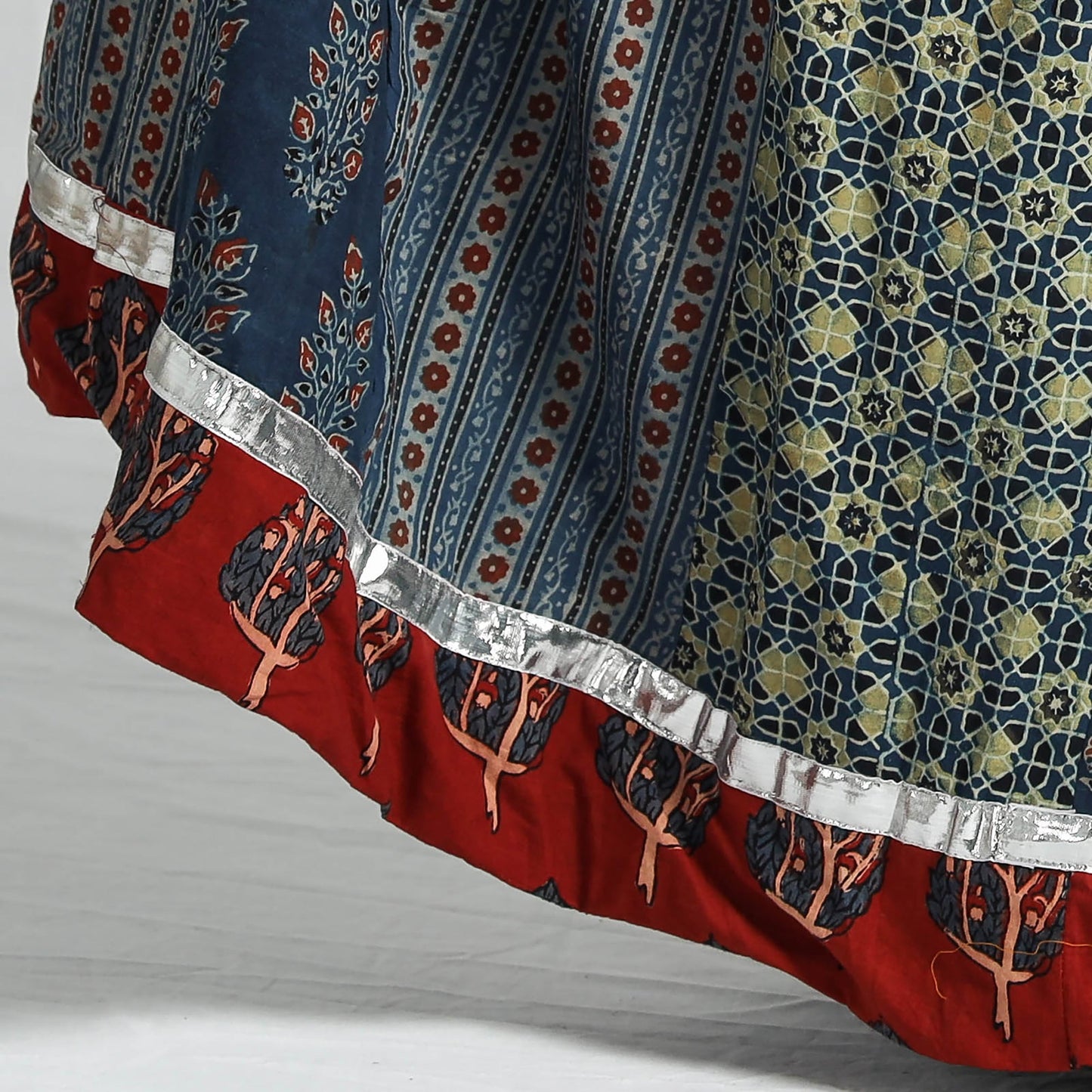 ajrakh long skirt 