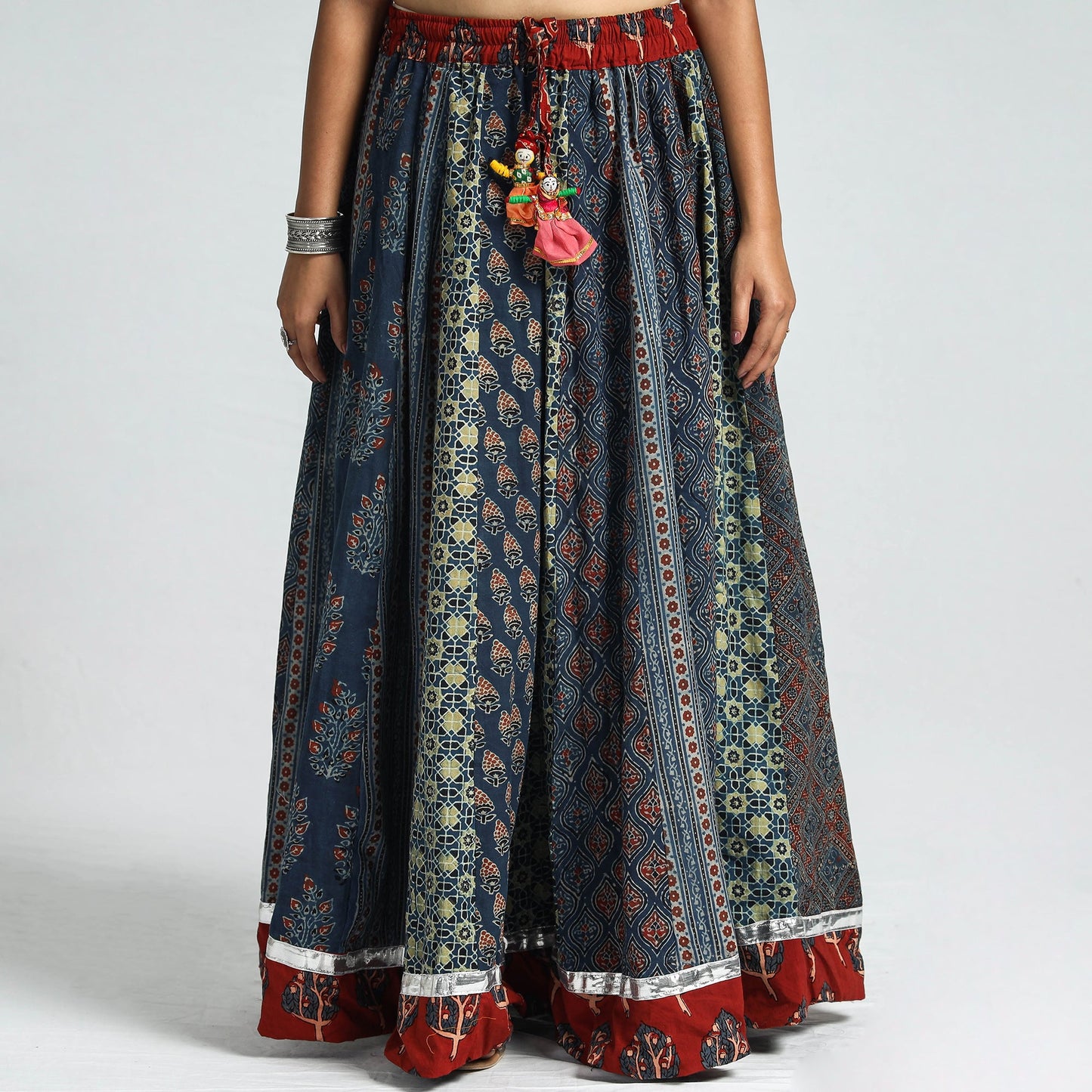 ajrakh long skirt 