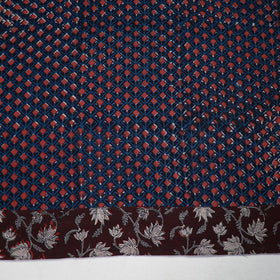 Block Printed Cotton Bagru Blouse Piece 114