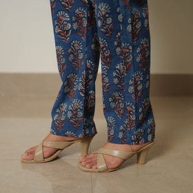 Buy Blue Block Print Cotton Bagru Co-Ord Set 