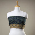 Buy Ajrakh Block Printed Cotton Blouse Piece Online at iTokri.com